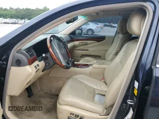 2007 Lexus LS 460 with VIN JTHBL46F975008533, listed as a Copart auction lot 55954265 with 182,192 mi miles and Salvage title. Bid and sale history available at DreamBid. Image 7.