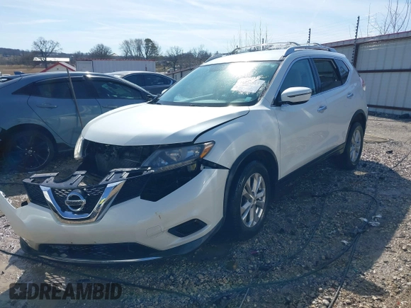 2016 Nissan Rogue SV with VIN KNMAT2MV6GP648053, listed as a IAAI auction lot 41536017 with 127,951 mi miles and . Bid and sale history available at carsss.com. Image 18.