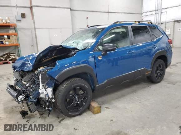 2024 Subaru Forester Wilderness with VIN JF2SKAJC1RH418505, listed as a Copart auction lot 86137764 with 19,270 mi miles and Salvage Title. Bid and sale history available at carsss.com. Image 1.