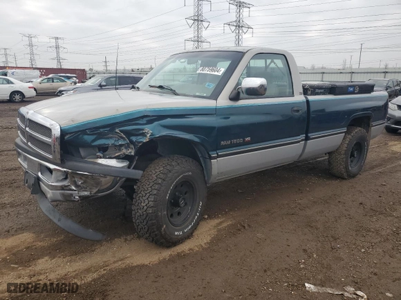1994 Dodge Ram 1500 with VIN 1B7HC16Y8RS556409, listed as a Copart auction lot 80759604 with 111,333 mi miles and Salvage Title. Bid and sale history available at carsss.com. Image 1.