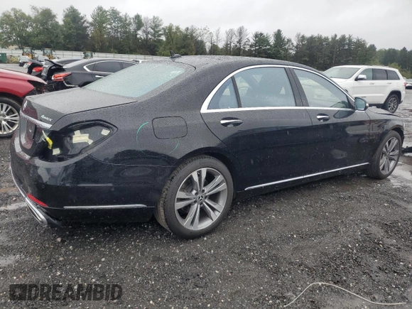 2020 Mercedes-Benz S S 560 with VIN WDDUG8GB3LA517364, listed as a Copart auction lot 73409424 with 61,311 mi miles and Salvage Title. Bid and sale history available at carsss.com. Image 3.