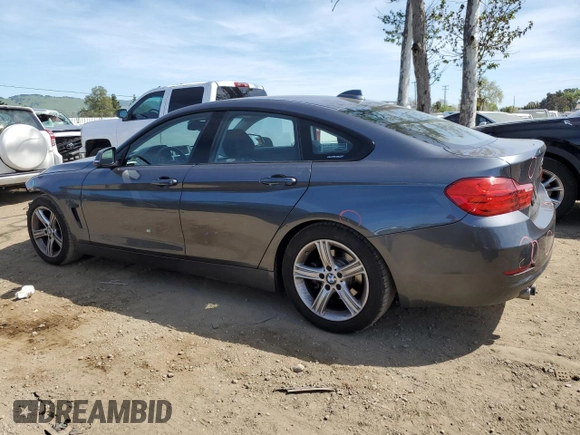 2015 BMW 4 Series 428i with VIN WBA4A5C58FG051486, listed as a Copart auction lot 50435795 with 91,286 mi miles and Salvage Title. Bid and sale history available at DreamBid. Image 2.