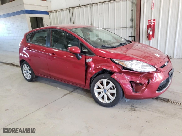 2012 Ford Fiesta SE with VIN 3FADP4EJ9CM164957, listed as a Copart auction lot 45578425 with 0 mi miles and Salvage Title. Bid and sale history available at carsss.com. Image 4.