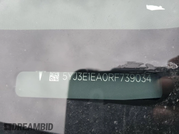 2024 Tesla Model 3 with VIN 5YJ3E1EA0RF739034, listed as a Copart auction lot 49830575 with 17,888 mi miles and Salvage Title. Bid and sale history available at DreamBid. Image 14.