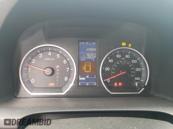 2011 Honda CR-V EX with VIN 3CZRE3H52BG701903, listed as a Copart auction lot 48733635 with 122,899 mi miles and Salvage Title. Bid and sale history available at DreamBid. Image 9.