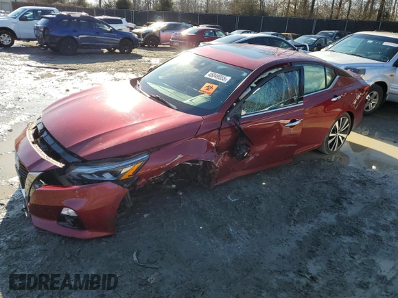 2019 Nissan Altima 2.5 Platinum with VIN 1N4BL4FW9KN300151, listed as a Copart auction lot 45049055 with 80,131 mi miles and Salvage Title. Bid and sale history available at carsss.com. Image 1.