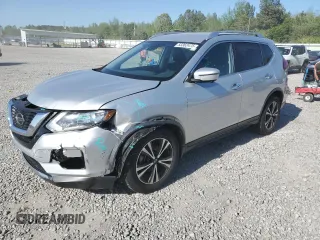 2020 Nissan Rogue SV z VIN JN8AT2MTXLW014120, wystawiony jako Copart lot #53362475 z przebiegiem 75 908 mil mil oraz Szkoda całkowita • Salvage title. Historia ofert i sprzedaży dostępna na DreamBid. Obrazek 1.