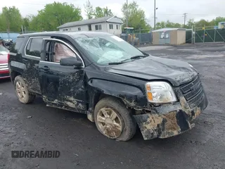2015 GMC Terrain SLE with VIN 2GKFLVEK1F6415874, listed as a IAAI auction lot 42204670 with 45,709 mi miles and . Bid and sale history available at DreamBid. Image 1.