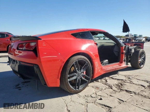 2016 Chevrolet Corvette 2LT with VIN 1G1YD2D79G5103093, listed as a Copart auction lot 81809294 with 65,376 mi miles and Salvage Title. Bid and sale history available at carsss.com. Image 3.