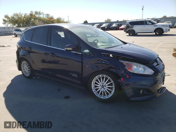2016 Ford C-Max Energi SEL with VIN 1FADP5CU8GL114965, listed as a Copart auction lot 77697363 with 87,085 mi miles. Bid and sale history available at carsss.com. Image 4.