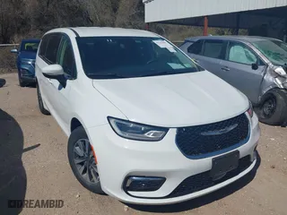 2023 Chrysler Pacifica Hybrid Touring L with VIN 2C4RC1L74PR579720, listed as a IAAI auction lot 41762445 with 38,095 mi miles. Bid and sale history available at carsss.com. Image 1.
