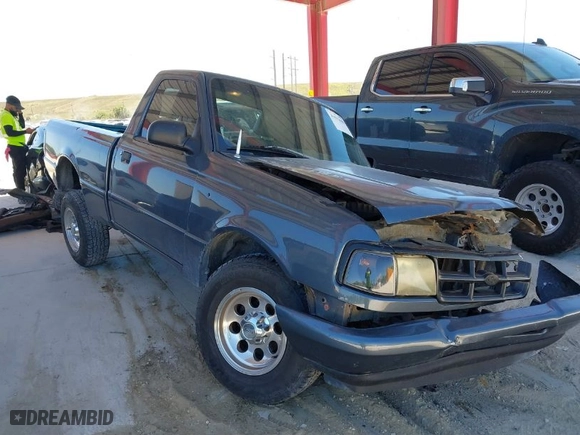 1993 Ford Ranger XL with VIN 1FTCR10U6PTA29717, listed as a IAAI auction lot 41832606 with 58,996 mi miles. Bid and sale history available at carsss.com. Image 1.