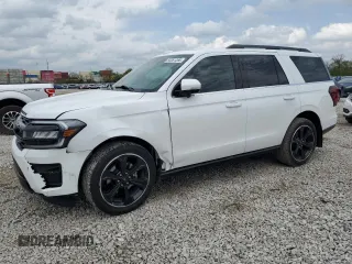 2024 Ford Expedition Limited z VIN 1FMJU2A80REA78394, wystawiony jako Copart lot #55051285 z przebiegiem 7 920 mil mil oraz Szkoda całkowita • Salvage title. Historia ofert i sprzedaży dostępna na DreamBid. Obrazek 1.