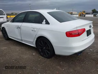 2014 Audi A4 Premium with VIN WAUBFAFL6EA030827, listed as a IAAI auction lot 40898053 with 130,586 mi miles. Bid and sale history available at carsss.com. Image 3.