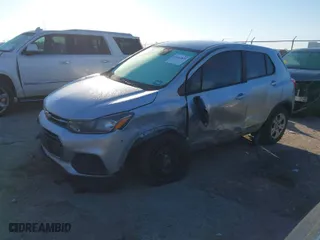 2018 Chevrolet Trax LS with VIN 3GNCJKSB9JL285975, listed as a IAAI auction lot 41644823 with 103,460 mi miles. Bid and sale history available at carsss.com. Image 2.