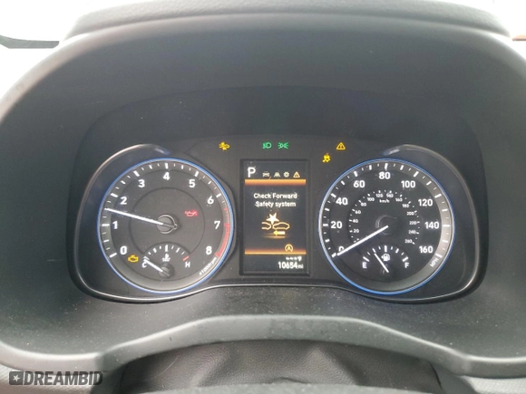 2022 Hyundai Kona SEL with VIN KM8K62AB0NU761786, listed as a Copart auction lot 84078254 with 10,654 mi miles and Salvage Title. Bid and sale history available at carsss.com. Image 9.