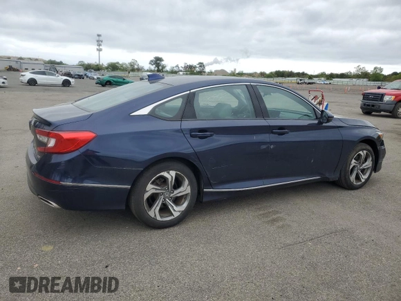 2020 Honda Accord EX-L with VIN 1HGCV2F52LA003155, listed as a Copart auction lot 57173685 with 28,722 mi miles and Salvage title. Bid and sale history available at DreamBid. Image 3.