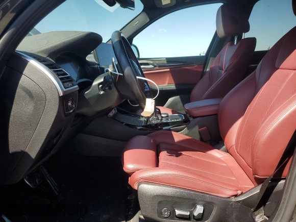 2022 BMW X3 M40i with VIN 5UX83DP06N9J37372, listed as a Copart auction lot 50807105 with 70,070 mi miles and Salvage Title. Bid and sale history available at carsss.com. Image 7.