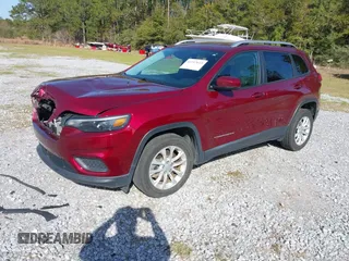 2021 Jeep Cherokee Latitude with VIN 1C4PJLCBXMD121269, listed as a IAAI auction lot 41717615 with 51,211 mi miles. Bid and sale history available at carsss.com. Image 17.