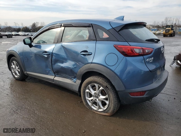 2019 Mazda CX-3 Sport with VIN JM1DKFB73K0413736, listed as a Copart auction lot 47045625 with 57,353 mi miles and Salvage Title. Bid and sale history available at carsss.com. Image 2.