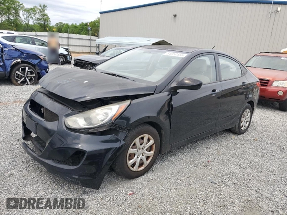 2012 Hyundai Accent GLS z VIN KMHCT4AEXCU041024, wystawiony jako Copart lot #54057455 z przebiegiem 219 530 mil mil oraz Szkody całkowita. Historia ofert i sprzedaży dostępna na DreamBid. Obrazek 1.
