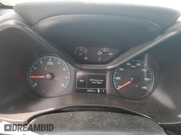 2019 Chevrolet Colorado 4WD Work Truck z VIN 1GCGTBENXK1221351, wystawiony jako Copart lot #58718235 z przebiegiem 90 955 mil mil oraz Szkoda całkowita • Salvage title. Historia ofert i sprzedaży dostępna na DreamBid. Obrazek 9.
