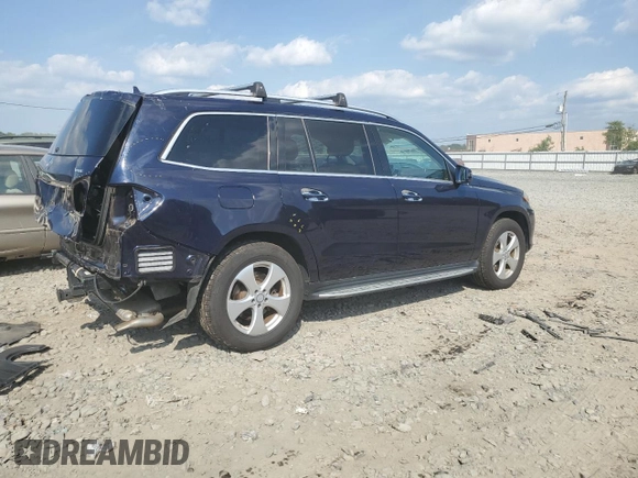 2017 Mercedes-Benz GLS 450 with VIN 4JGDF6EE3HA830769, listed as a Copart auction lot 58771524 with 60,109 mi miles and Salvage Title. Bid and sale history available at DreamBid. Image 3.