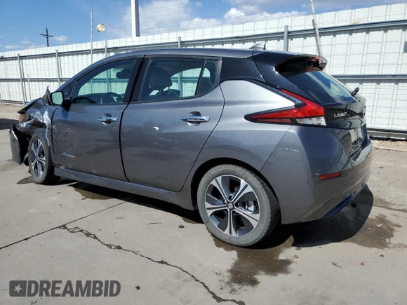 2018 Nissan LEAF S z VIN 1N4AZ1CPXJC314804, wystawiony jako Copart lot #54184945 z przebiegiem 80 778 mil mil oraz Szkoda całkowita • Salvage title. Historia ofert i sprzedaży dostępna na DreamBid. Obrazek 2.