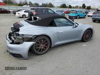 2020 Porsche 911 Carrera S with VIN WP0CB2A96LS263554, listed as a Copart auction lot 52013384 with 8,702 mi miles. Bid and sale history available at carsss.com. Image 3.