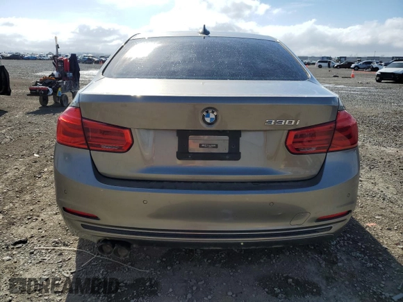 2017 BMW 3 Series 330i with VIN WBA8B9C56HK676040, listed as a Copart auction lot 47569575 with 85,437 mi miles and Salvage Title. Bid and sale history available at carsss.com. Image 6.
