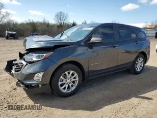 2021 Chevrolet Equinox LS z VIN 2GNAXSEV0M6113189, wystawiony jako Copart lot #53438125 z przebiegiem 49 755 mil mil oraz Szkoda całkowita • Salvage title. Historia ofert i sprzedaży dostępna na DreamBid. Obrazek 1.