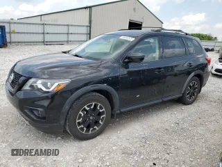2020 Nissan Pathfinder SL with VIN 5N1DR2CM0LC650835, listed as a Copart auction lot 60053525 with 34,787 mi miles and Salvage title. Bid and sale history available at DreamBid. Image 1.