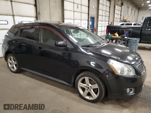 2009 Pontiac Vibe with VIN 5Y2SM67009Z466199, listed as a Copart auction lot 52905555 with 227,943 mi miles and Clean Title. Bid and sale history available at carsss.com. Image 4.