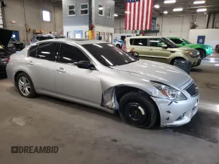 2011 Infiniti G25 x with VIN JN1DV6AR1BM650957, listed as a Copart auction lot 71537844 with 105,129 mi miles and Salvage Title. Bid and sale history available at carsss.com. Image 4.