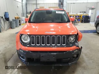 2018 Jeep Renegade Latitude with VIN ZACCJBBB3JPH01860, listed as a Copart auction lot 46614685 with 67,118 mi miles and Salvage title. Bid and sale history available at DreamBid. Image 5.