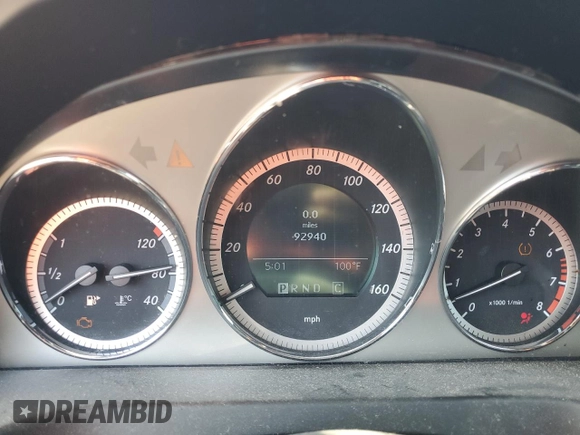 2009 Mercedes-Benz C 300 Sport with VIN WDDGF81X59F208155, listed as a Copart auction lot 62695685 with 92,940 mi miles and Clean title. Bid and sale history available at DreamBid. Image 9.