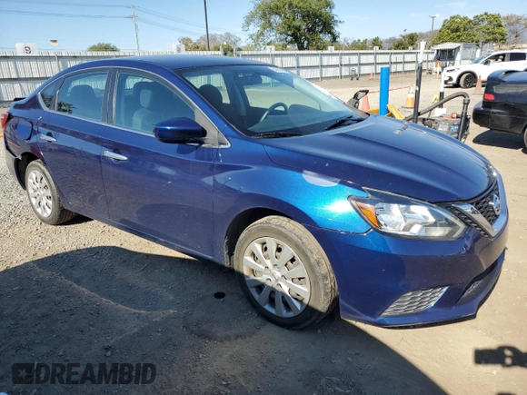 2017 Nissan Sentra S with VIN 3N1AB7AP7HY307091, listed as a Copart auction lot 52600165 with 76,869 mi miles and Salvage Title. Bid and sale history available at carsss.com. Image 4.