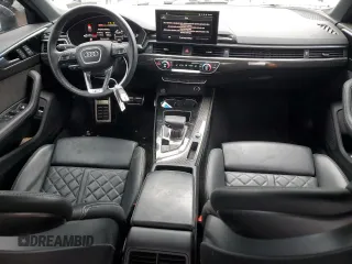 2021 Audi S4 Premium Plus with VIN WAUB4AF49MA020662, listed as a Copart auction lot 44776105 with 47,620 mi miles and Salvage Title. Bid and sale history available at carsss.com. Image 8.
