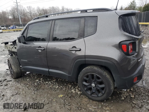 2018 Jeep Renegade Latitude z VIN ZACCJBBB7JPJ39426, wystawiony jako Copart lot #84618564 z przebiegiem Nie podano mil oraz Szkoda całkowita • Salvage title. Historia ofert i sprzedaży dostępna na DreamBid. Obrazek 2.