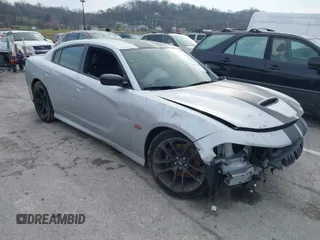 2023 Dodge Charger Scat Pack Widebody with VIN 2C3CDXGJ4PH539241, listed as a IAAI auction lot 41035734 with 19,320 mi miles. Bid and sale history available at carsss.com. Image 1.