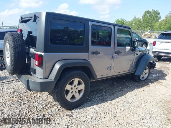 2018 Jeep Wrangler Unlimited Sport S z VIN 1C4HJWDG2JL929231, wystawiony jako IAAI lot #42282904 z przebiegiem 150 362 mil mil oraz . Historia ofert i sprzedaży dostępna na DreamBid. Obrazek 4.