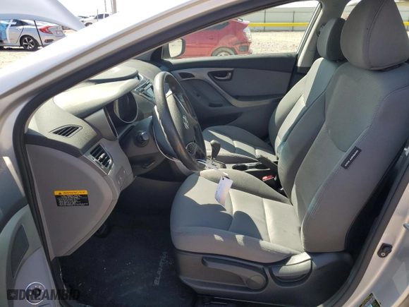 2013 Hyundai Elantra GLS PZEV with VIN KMHDH4AE1DU533366, listed as a Copart auction lot 51952775 with 86,674 mi miles and Salvage Title. Bid and sale history available at carsss.com. Image 7.