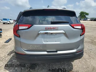 2024 GMC Terrain SLE with VIN 3GKALMEG7RL396649, listed as a Copart auction lot 54423435 with 3,411 mi miles and Salvage title. Bid and sale history available at DreamBid. Image 6.