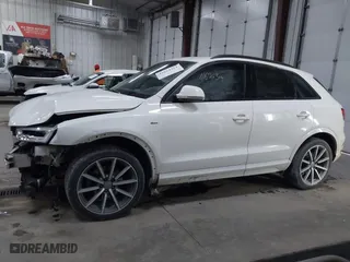 2018 Audi Q3 Premium Plus with VIN WA1JCCFS0JR007432, listed as a IAAI auction lot 41624314 with 119,375 mi miles. Bid and sale history available at carsss.com. Image 14.