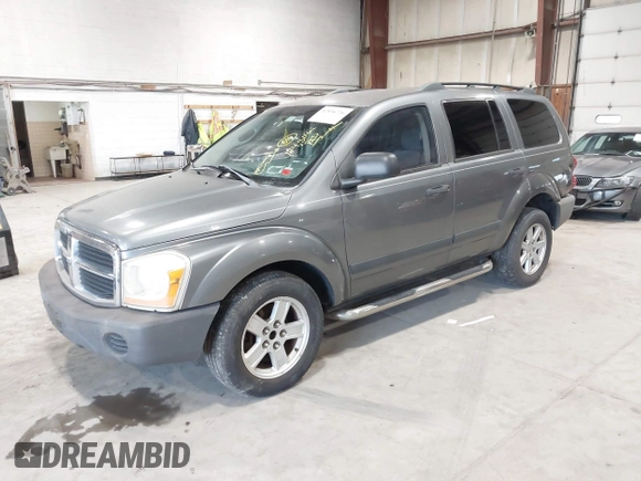 2005 Dodge Durango SXT with VIN 1D4HD38K85F618253, listed as a IAAI auction lot 42536726 with 174,304 mi miles and . Bid and sale history available at DreamBid. Image 2.