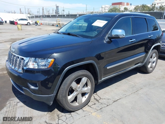2012 Jeep Grand Cherokee Overland with VIN 1C4RJFCT7CC185602, listed as a IAAI auction lot 42018715 with 91,507 mi miles. Bid and sale history available at carsss.com. Image 17.