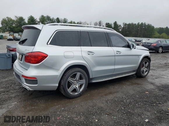 2015 Mercedes-Benz GL-Class GL 63 AMG with VIN 4JGDF7EE7FA484101, listed as a Copart auction lot 72927794 with 128,669 mi miles and Salvage Title. Bid and sale history available at carsss.com. Image 3.