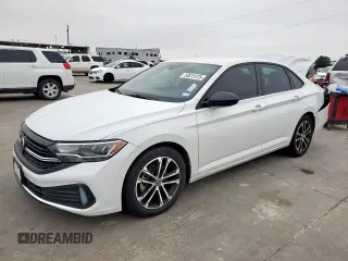 2023 Volkswagen Jetta Sport with VIN 3VWBM7BU2PM024388, listed as a Copart auction lot 58815125 with 39,244 mi miles and Salvage title. Bid and sale history available at DreamBid. Image 1.