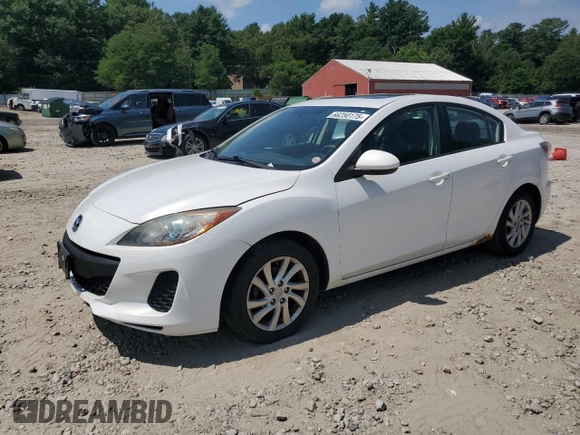 2012 Mazda 3 i Grand Touring with VIN JM1BL1W86C1612267, listed as a Copart auction lot 66250175 with 168,494 mi miles and Clean title. Bid and sale history available at DreamBid. Image 1.