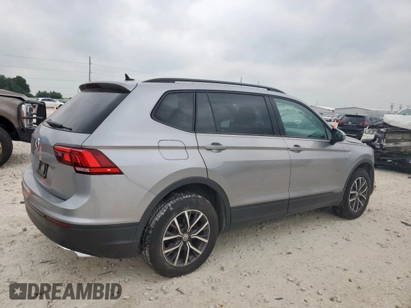 2021 Volkswagen Tiguan S with VIN 3VV1B7AX0MM033300, listed as a Copart auction lot 57270715 with 70,125 mi miles and Salvage title. Bid and sale history available at DreamBid. Image 3.